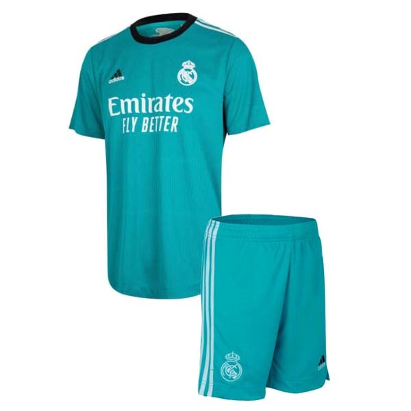 Ausweichtrikot Real Madrid Kinder 2021-2022 Günstige Fußballtrikots